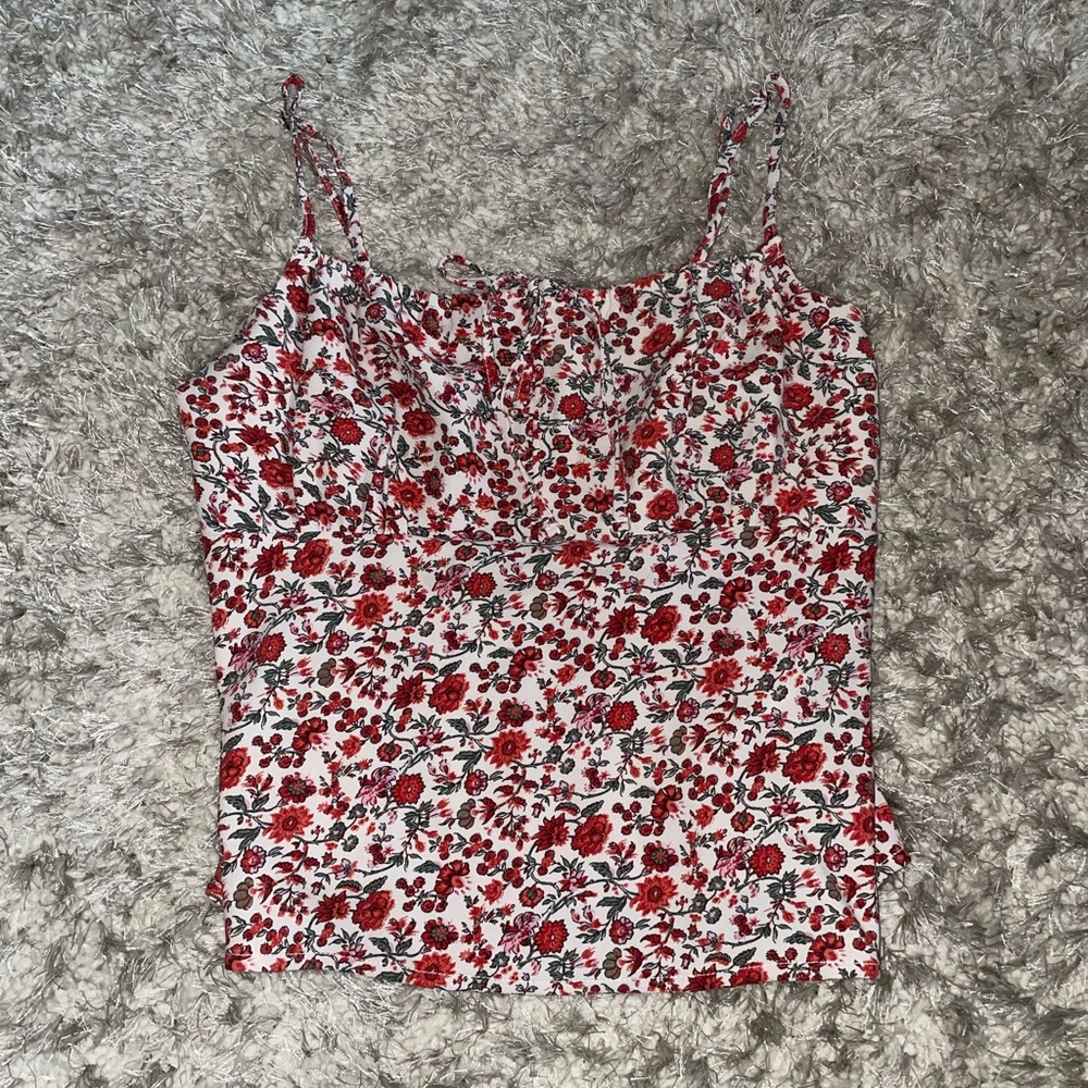 Abercrombie & fitch floral tank top blouse